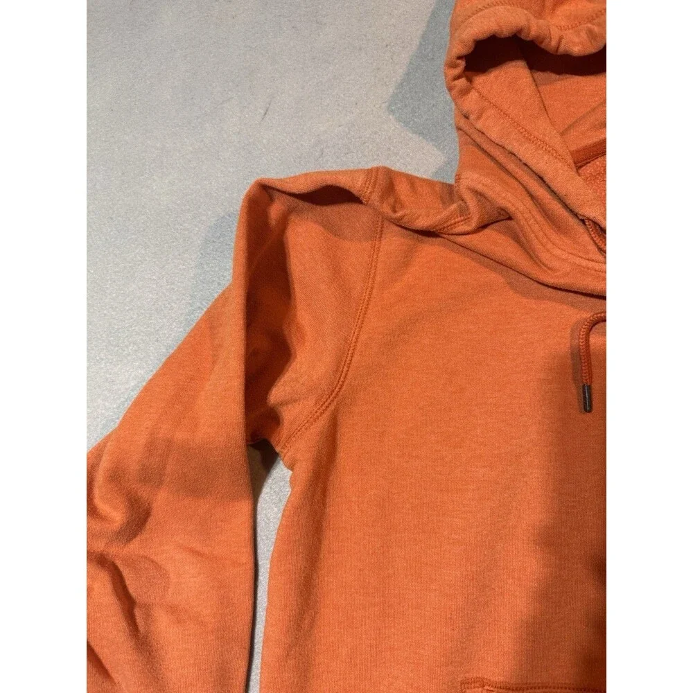 Mens The North Face Heritage Patch Hooded Pullover Orange Size Medium